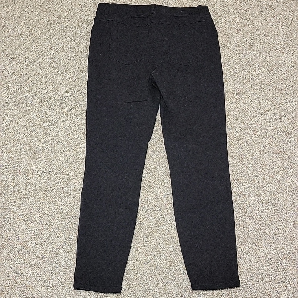 SPANX Women's Black Skinny Jeans Sz Large New Business Casual Stretch - Picture 5 of 7